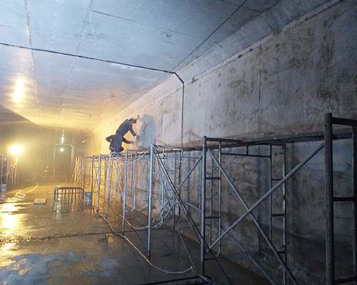 北京四平管廊清水混凝土保护