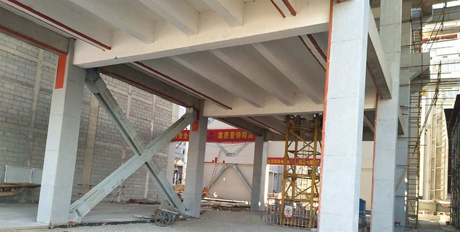 北京电厂厂房及设备基础清水混凝土透明保护